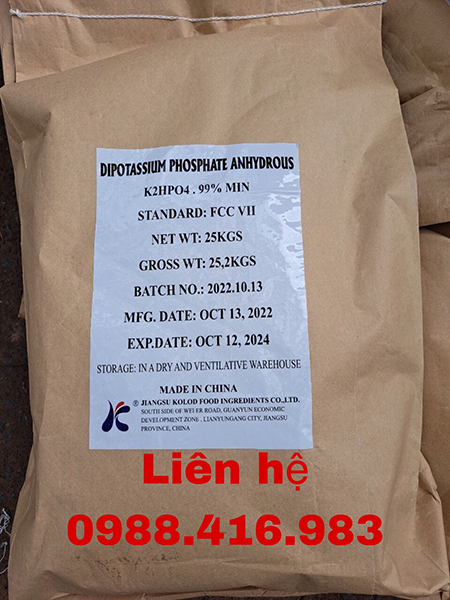 Dipotassium Phosphate - Hóa Chất Lý Hùng - Công Ty TNHH Công Nghệ Lý Hùng